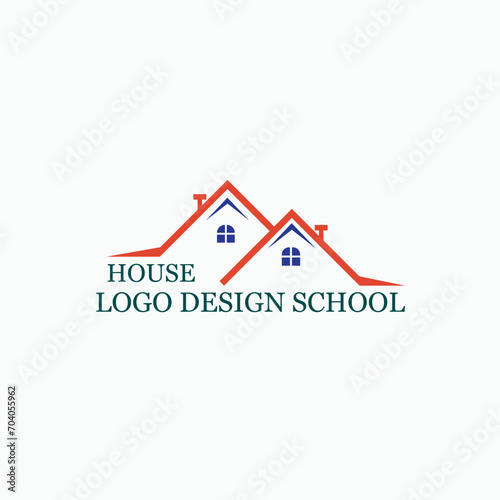 House Logo, Real estare, house repair logo 
