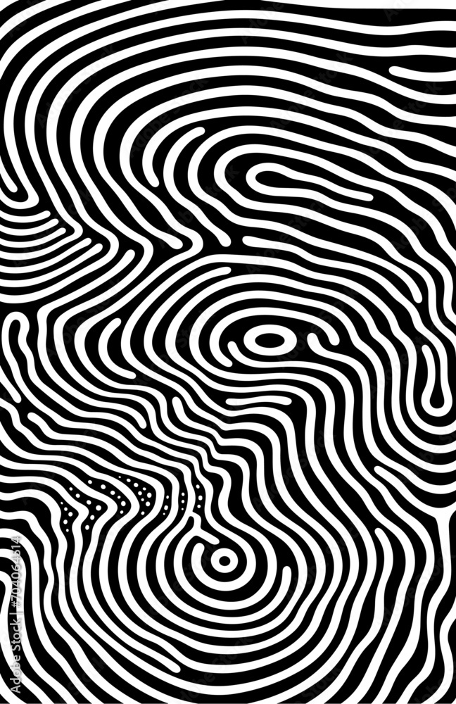 Abstract black and white swirl background