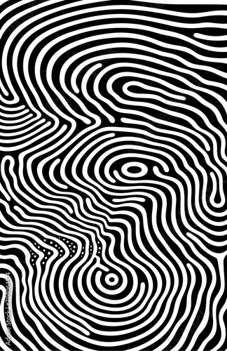 Abstract black and white swirl background