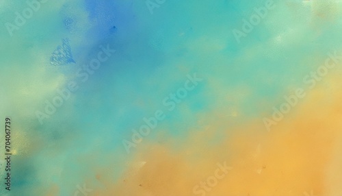 colorful vibrant aged horizontal background with medium turquoise pastel orange and royal blue color