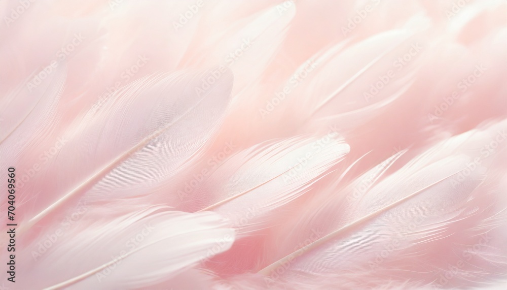 soft pink feathers texture background swan feather