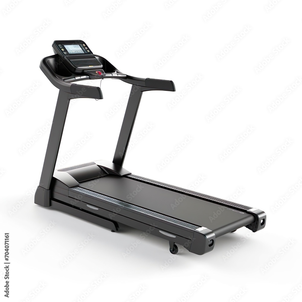 Gym Treadmill on a white background. Gym Treadmill on a white background.