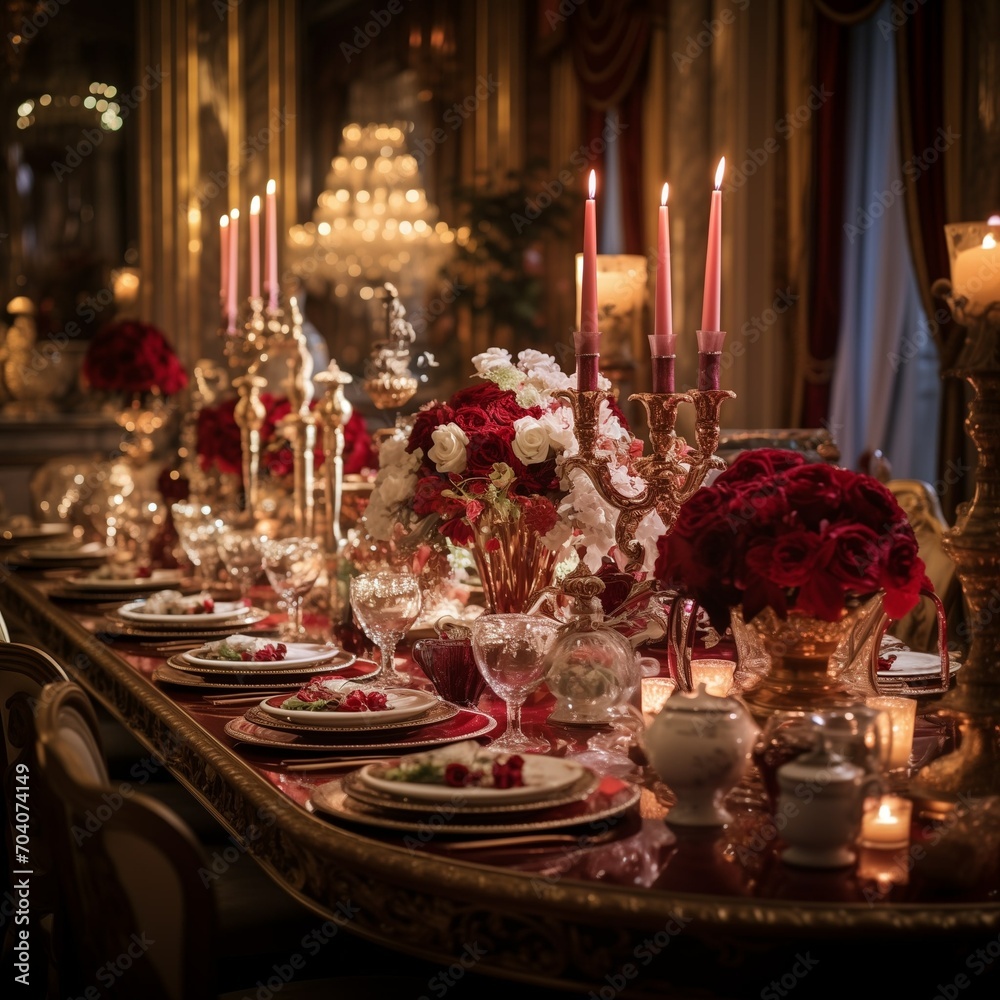 Table setting in rich style