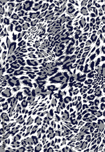 Canvas Print Leopard, panther, wild cat texture pattern