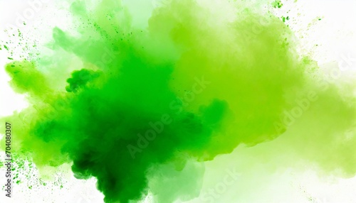 png abstract smoke green colors bang splash on backgrownd ink blot photo