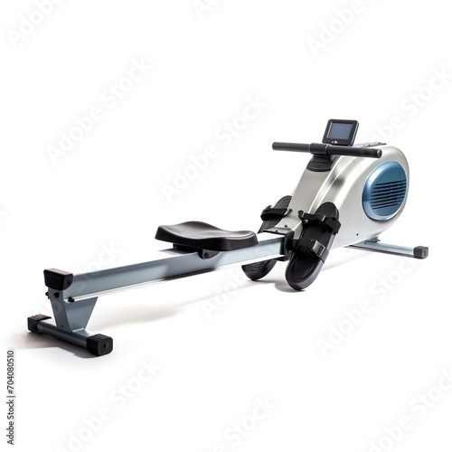 Gym Rowing Machine on a white background.