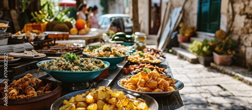 Sicilian street food in Marzamemi. photo