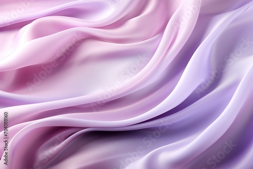 Gradient purple silk fabric with gentle waves