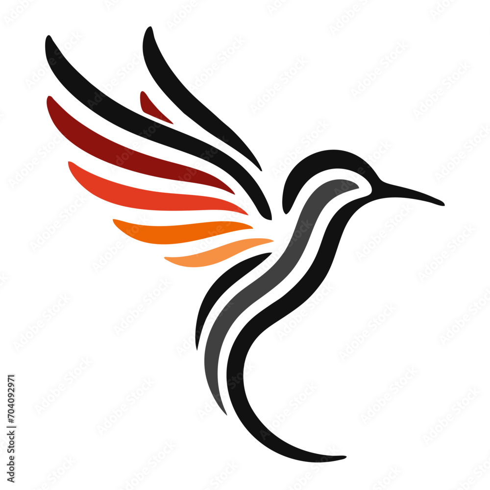 Obraz premium Hummingbird logo