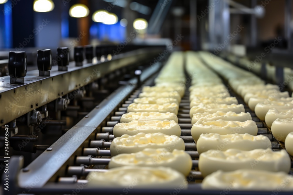 Automated machinery in an advanced dairy processing plant - technology meets agriculture