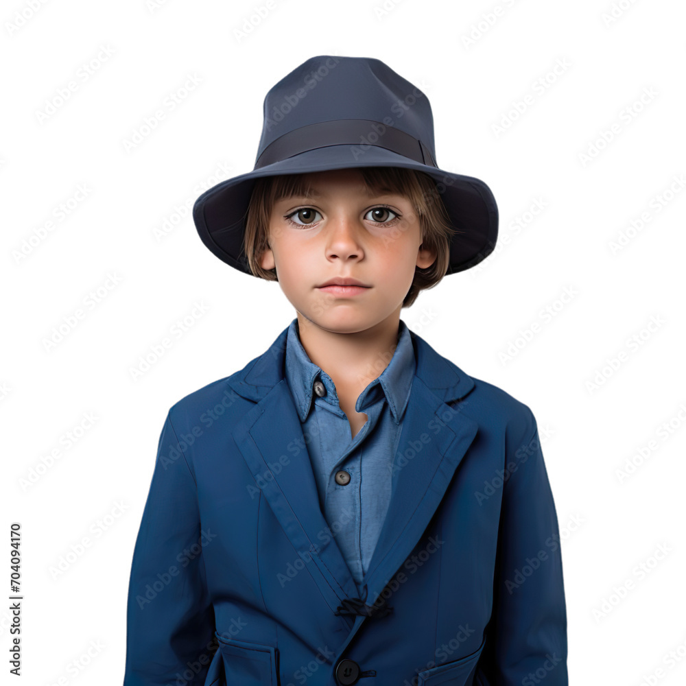 front view cure smiling boy wearing blue muffler on a white background. front view cure smiling boy wearing blue muffler on a white background.