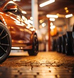 Cars Parked Together in a Garage Efficient Automobile Storage and Generative AI