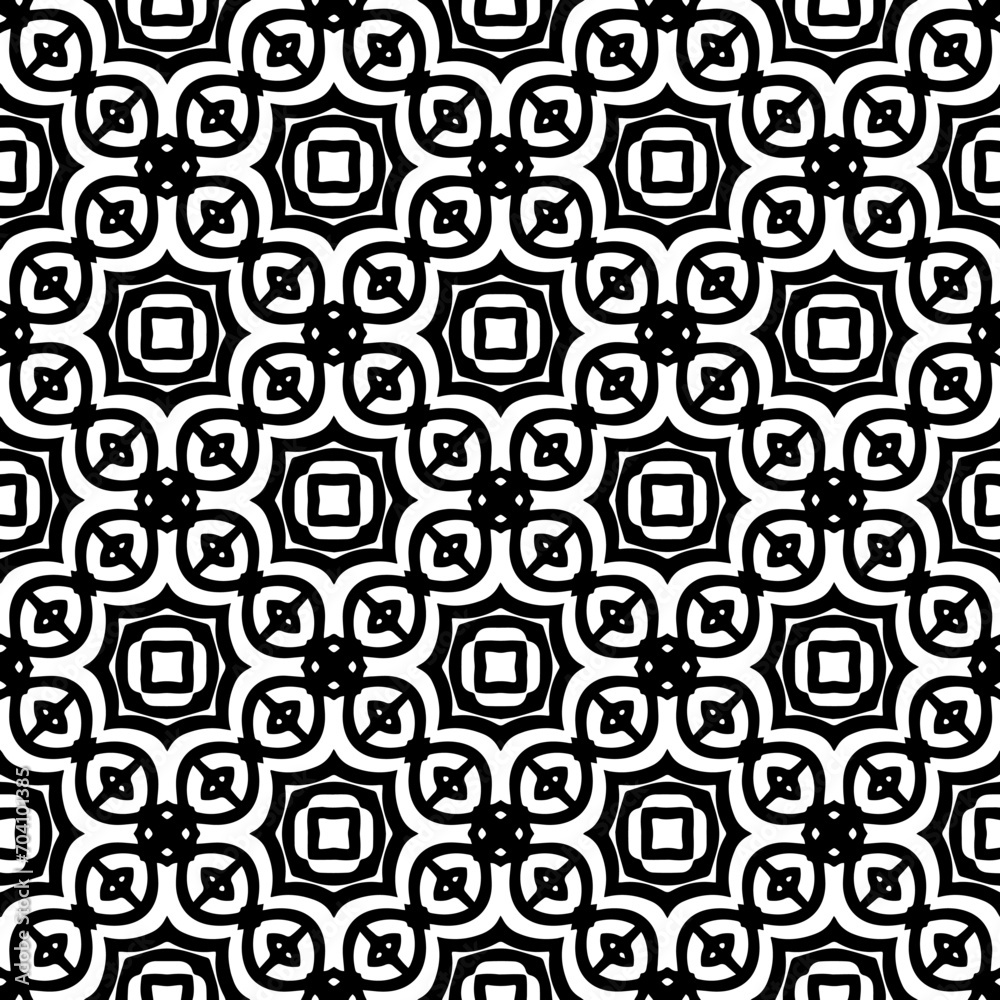 Monochrome pattern, Abstract texture for fabric print, card, table cloth, furniture, banner, cover, invitation, decoration, wrapping.seamless repeating pattern.Black and white color. Monochrome pattern, Abstract texture for fabric print, card, table cloth, furniture, banner, cover, invitation, decoration, wrapping.seamless repeating pattern.Black and white color.
