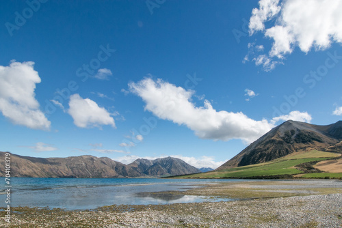 Lake Coleridge from the shore, New Zealand - 04 photo