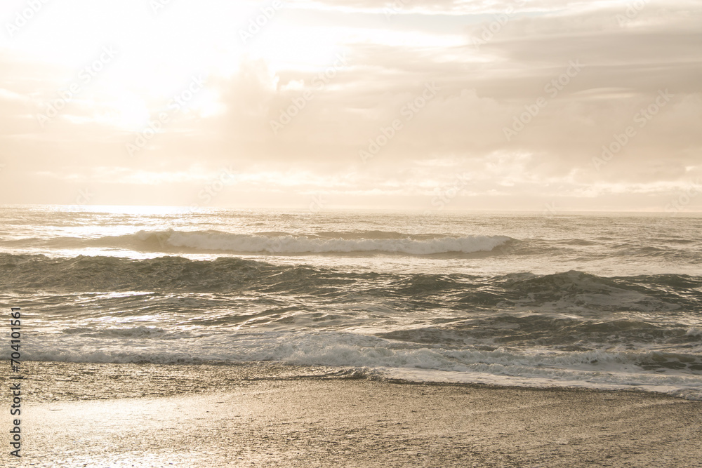 Waves at sunset - Westcoast of New Zealand - 10 Waves at sunset - Westcoast of New Zealand - 10