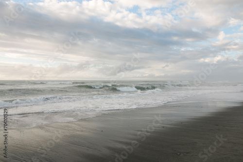 Waves at sunset - Westcoast of New Zealand -  12