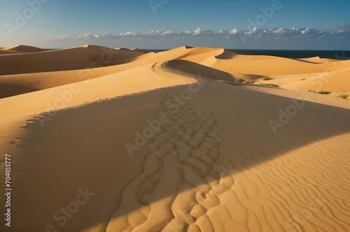 sand dunes in the desert