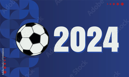 background for football competition 2024