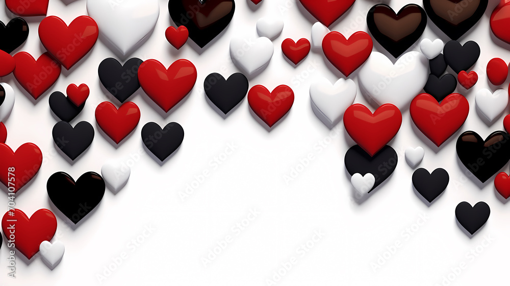 Valentine's Day hearts, Valentine's Day background, wedding background, blank copy space Valentine's Day hearts, Valentine's Day background, wedding background, blank copy space