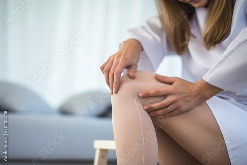 Compression stockings for varicose veins,