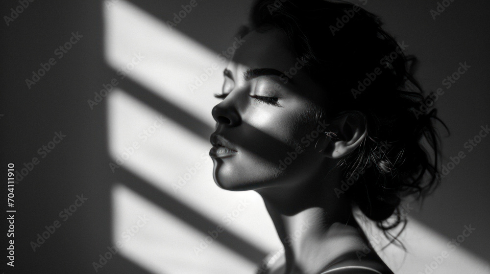 Cinematic outdoor portrait of a woman Cinematic outdoor portrait of a woman