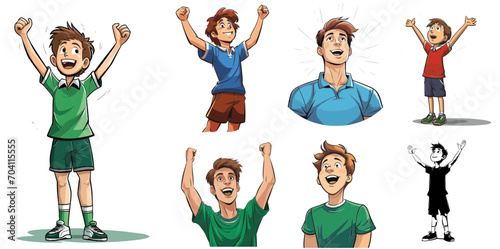 Vektorgrafik, vektor, skizze, cartoon, comic