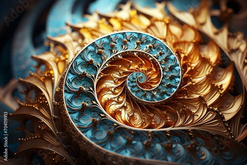 Fibonacci sequence background