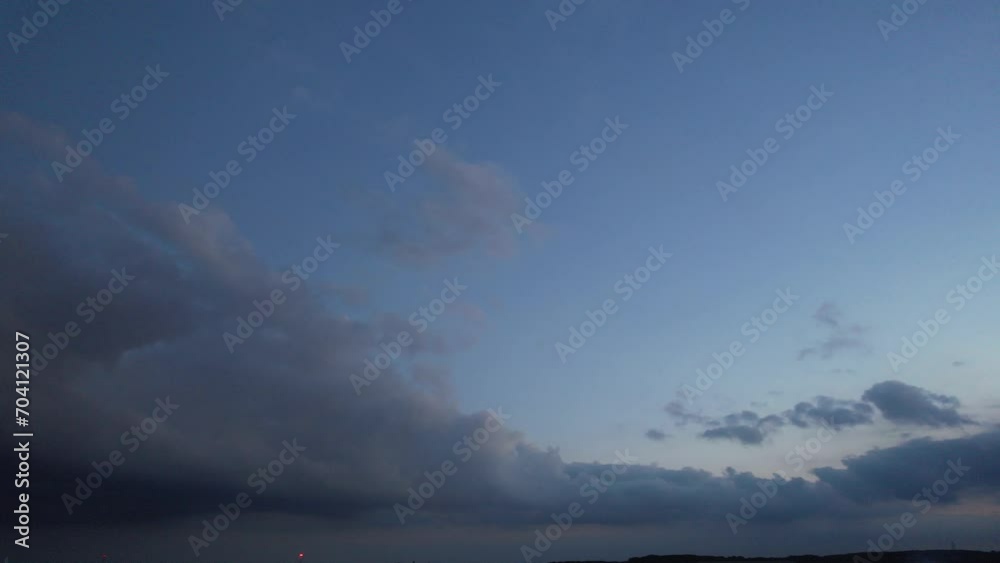 Winter Sky and Clouds over England United Kingdom Winter Sky and Clouds over England United Kingdom