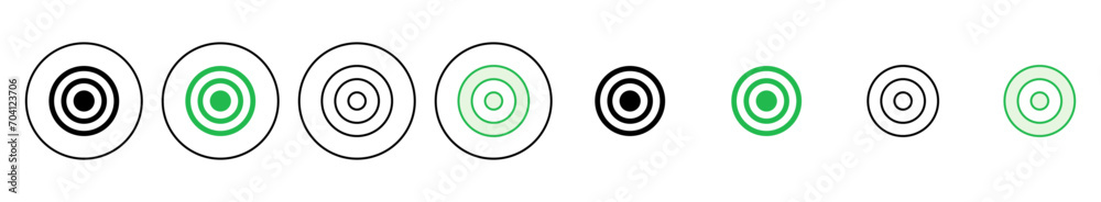 Target icon set. goal icon vector. target marketing icon vector Target icon set. goal icon vector. target marketing icon vector