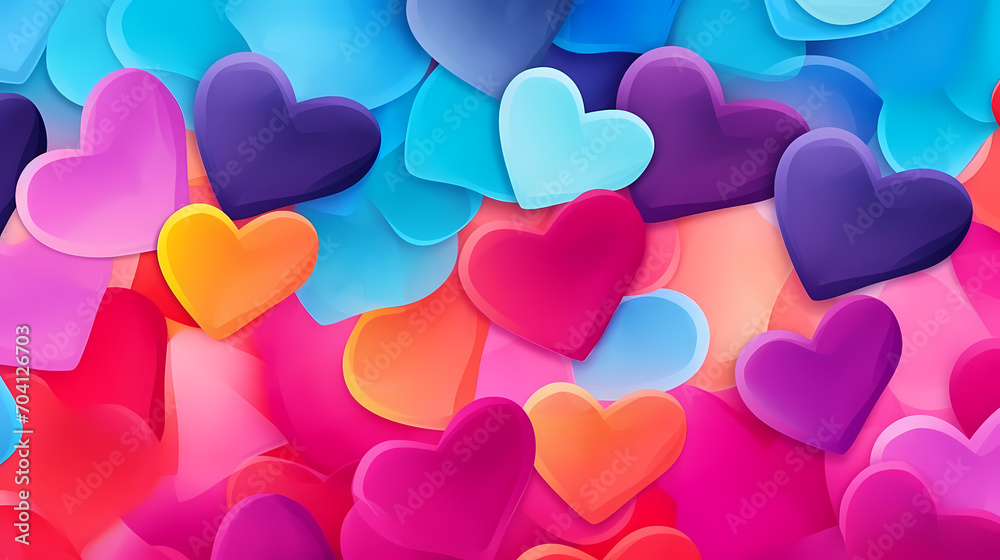 Valentine's Day hearts, Valentine's Day background, wedding background, blank copy space