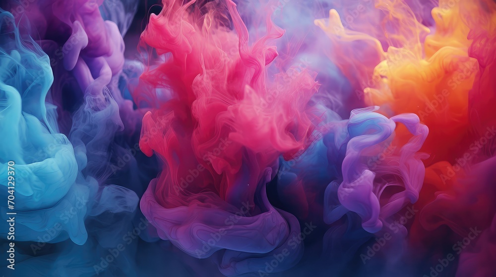 Abstract colorful smoke background Abstract colorful smoke background