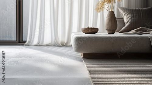 quiet luxury  interior of a luxurious neutral home decor  subtle colours quality textures and fabrics