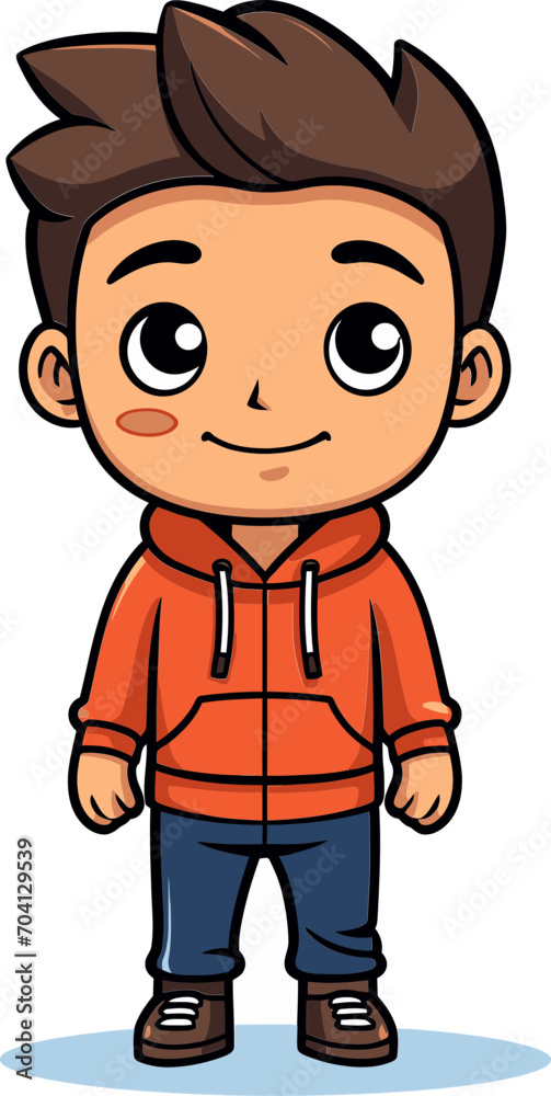 Innocent Antics Boy Vector Illustration Vector Art of a Spirited Child Innocent Antics Boy Vector Illustration Vector Art of a Spirited Child