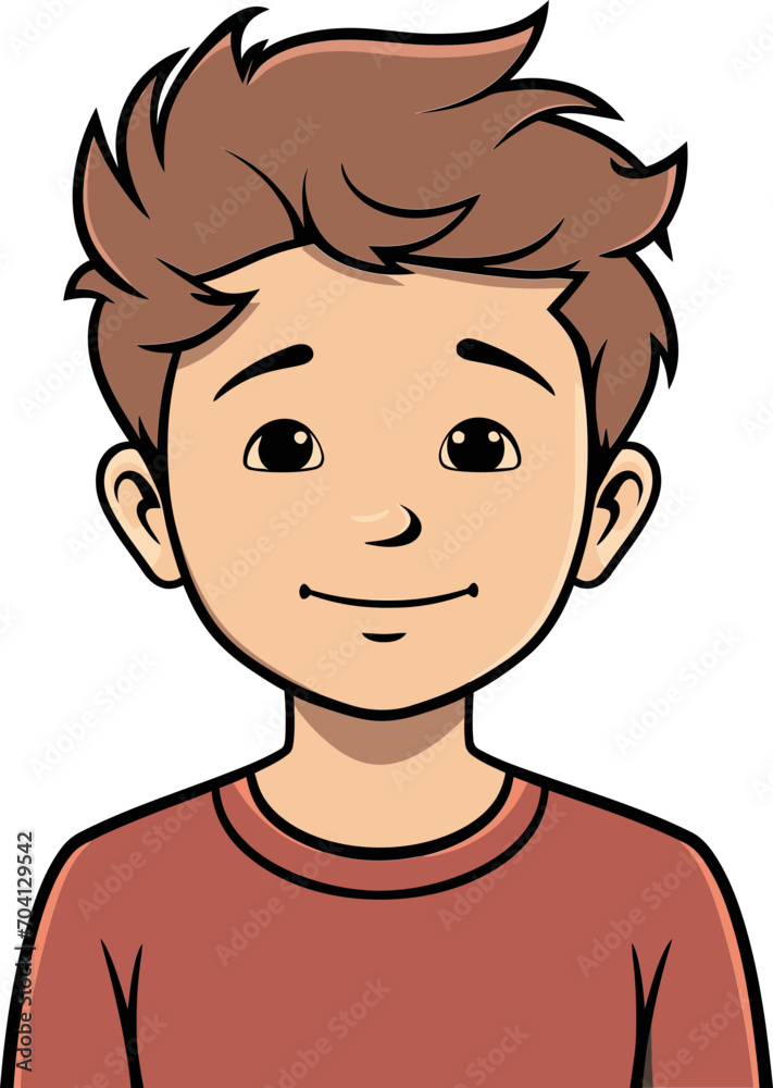 Vector Art of a Spirited Child Vector Scene of a Playful Boy Vector Art of a Spirited Child Vector Scene of a Playful Boy
