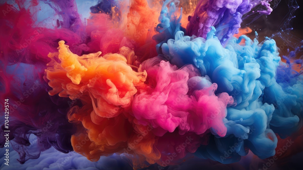 Abstract colorful smoke background Abstract colorful smoke background