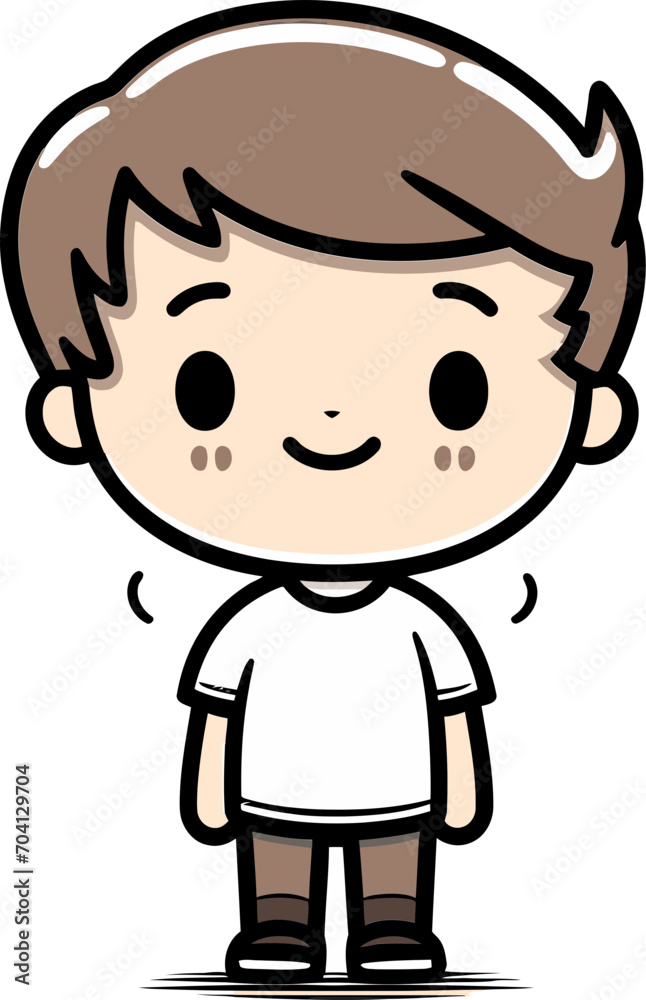 Vector Sketch of a Happy Child Exploring Childhood Boy Vector Art Vector Sketch of a Happy Child Exploring Childhood Boy Vector Art