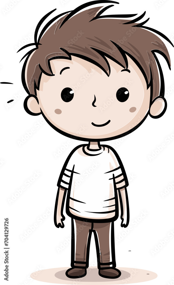 Smiling Child Vector Boy Portrait Vector Sketch of a Dynamic Kid Smiling Child Vector Boy Portrait Vector Sketch of a Dynamic Kid
