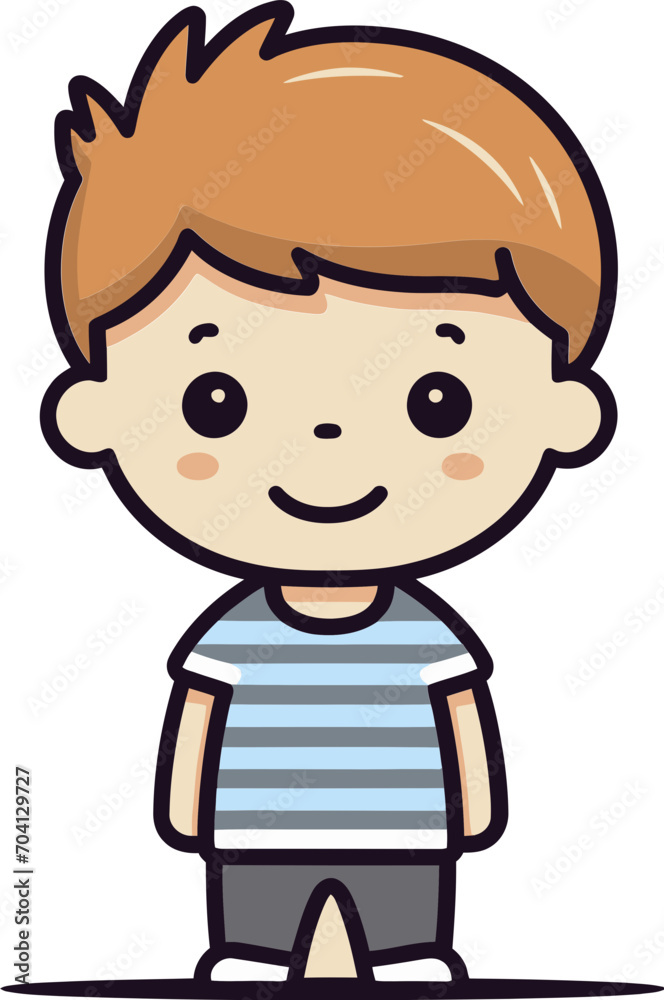 Curious Exploration Boy Vector Design Smiling Child Vector Boy Portrait Curious Exploration Boy Vector Design Smiling Child Vector Boy Portrait