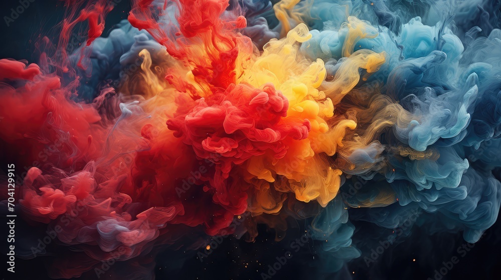 Abstract colorful smoke background Abstract colorful smoke background
