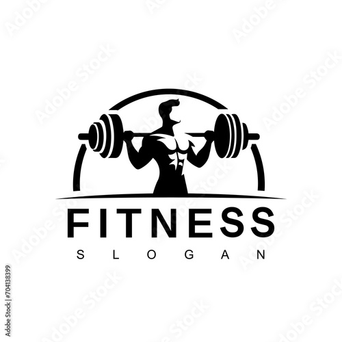 fitness vector logo design template,design for gym and fitness vector