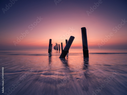 Fototapeta Naklejka Na Ścianę i Meble -  sunset on the sea