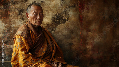 チベット僧のイメージ - image of Lama - No1-6 Generative AI photo