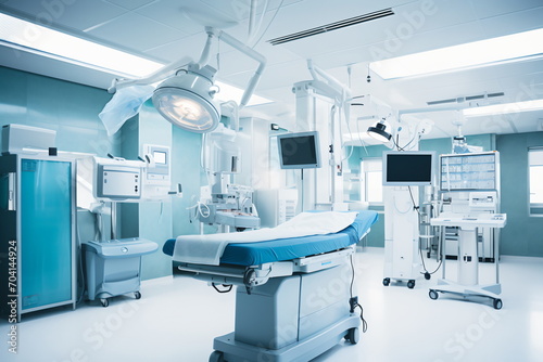 Advanced Medical Operating Theater With Equipment