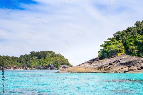 The rocky shore of the Similan Islands in Thailand © Myroslava