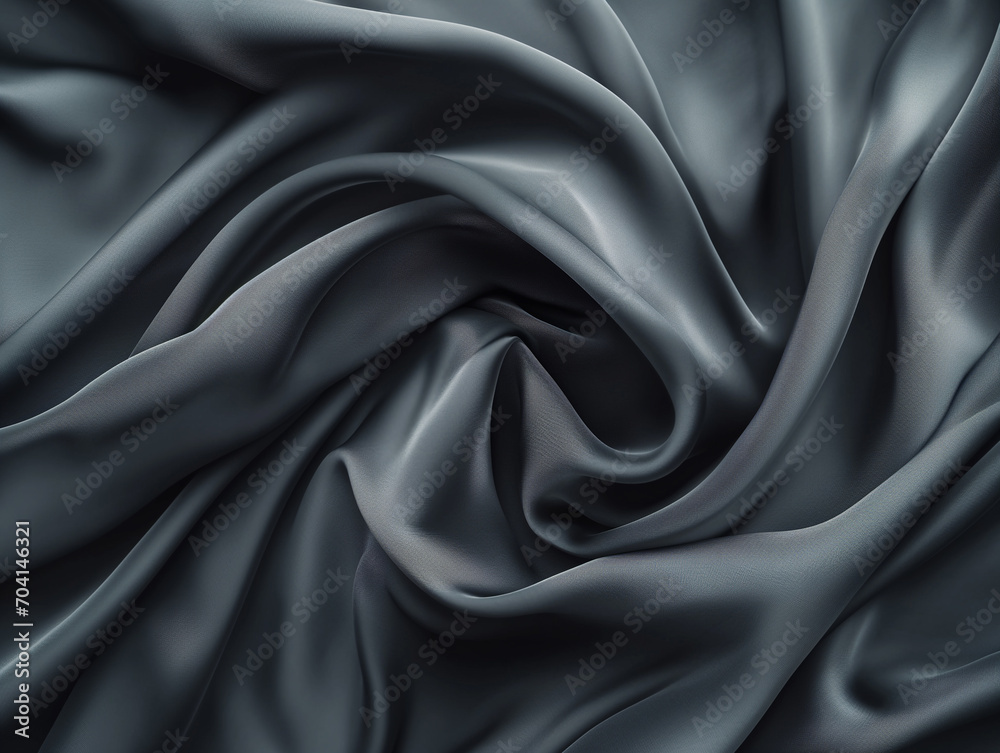Wave of black fabric for abstract background. Wave of black fabric for abstract background.