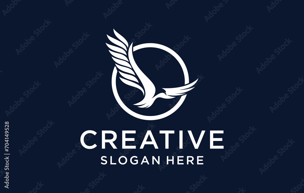 financial eagle industry logo design financial eagle industry logo design
