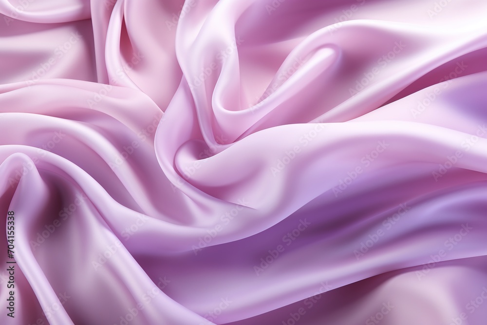 Purple silk fabric with gentle waves Purple silk fabric with gentle waves