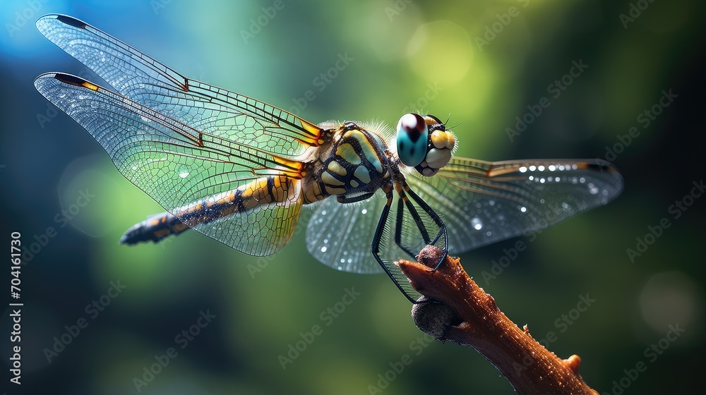 Close up dragonfly insect macro Close up dragonfly insect macro