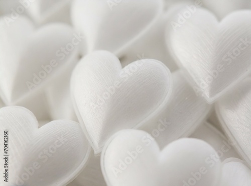 White hearts background