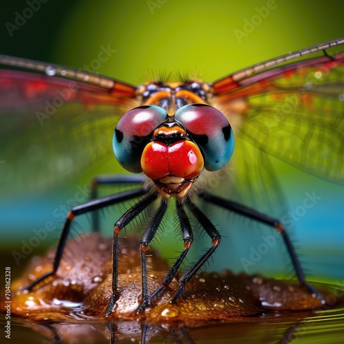 Close up dragonfly insect macro © Nurdin